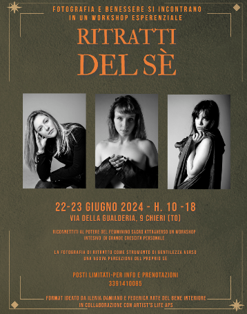 Al via le iscrizioni al workshop esperienziale meditativo “Ritratti del Sé” di Chieri