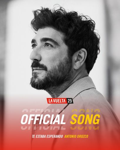 Antonio Orozco firma la colonna sonora ufficiale de La Vuelta 25 con il brano "Te Estaba Esperando" Antonio Orozco firma la colonna sonora ufficiale de La Vuelta 25 con il brano "Te Estaba Esperando"