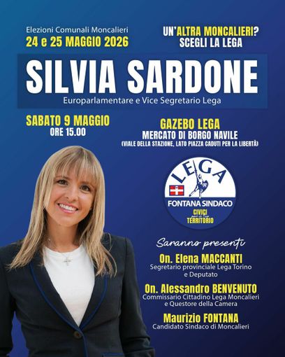 La locandina dell'appuntamento di Moncalieri