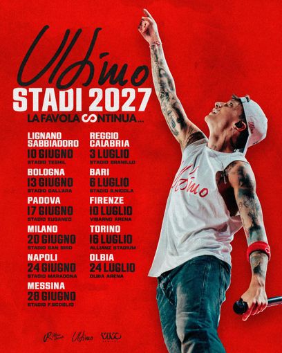 Ultimo in concerto a Torino all'Allianz Stadium Ultimo in concerto a Torino all'Allianz Stadium