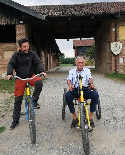 Al Parco della Mandria arrivano due handbike Al Parco della Mandria arrivano due handbike