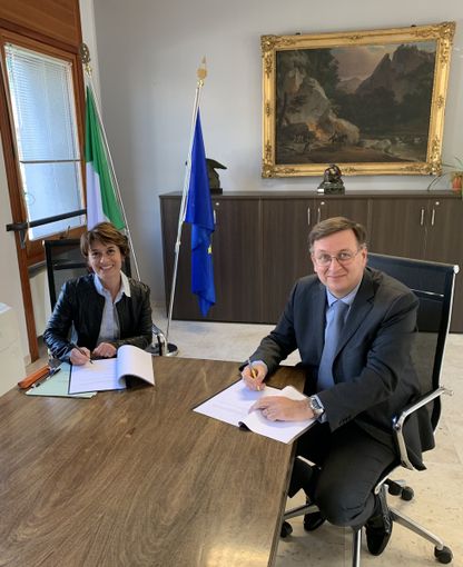 Tecla Riverso, dirigente Ambito Territoriale di Torino dell’USR per il Piemonte e Alessio Toneguzzo,