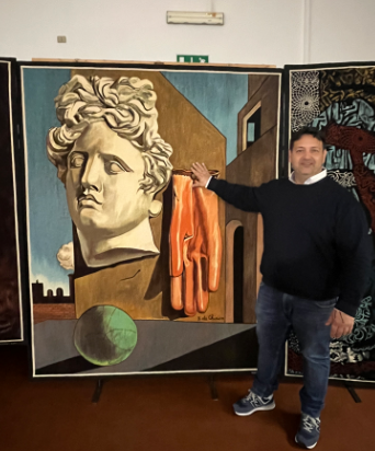 Asti ospita la calata dell'arazzo di Ezio Gribaudo tratto da Diari di New York Asti ospita la calata dell'arazzo di Ezio Gribaudo tratto da Diari di New York