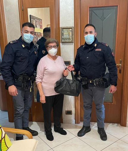 anziana dopo la rapina