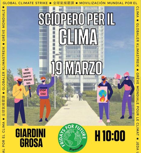 Fridays for Future, anche a Torino domani sciopero per il clima Fridays for Future, anche a Torino domani sciopero per il clima