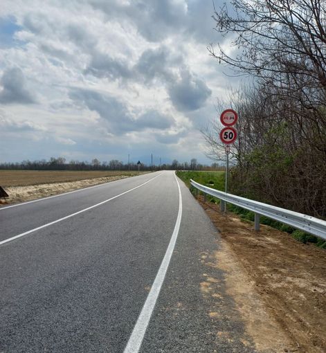 Concluso il cantiere della provinciale 158 a Macello: strada riaperta al traffico
