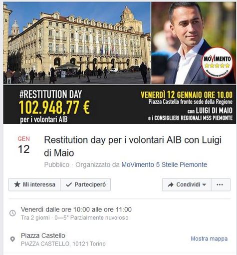 Di Maio ai torinesi: "Se andremo al governo bloccheremo la Tav"