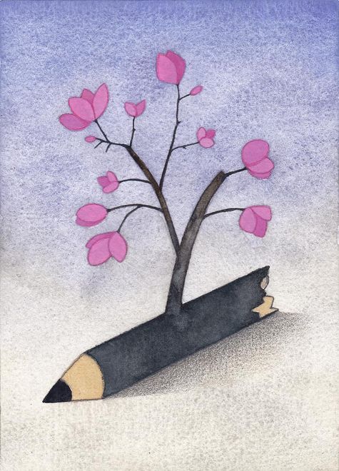 Aprile (illustrazione di Angelo Ruta, dicembre 2023) Aprile (illustrazione di Angelo Ruta, dicembre 2023)