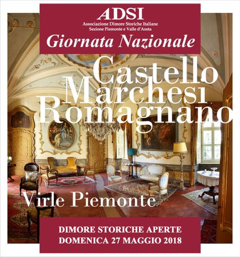 Domenica 27 maggio visite guidate gratuite al castello di Virle