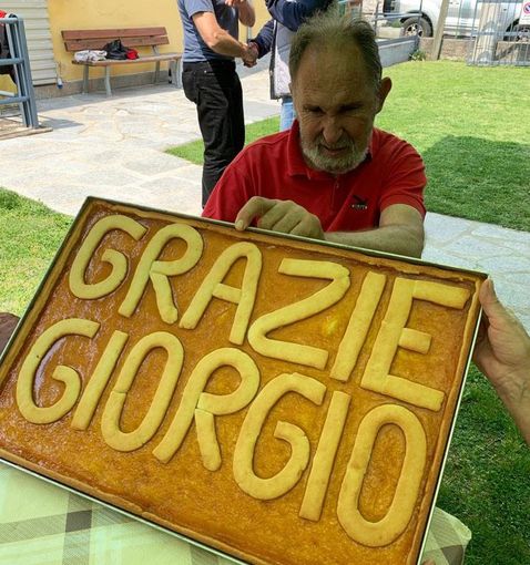 Giorgio Poet alla festa per la nomina di socio emerito del Soccorso alpino Giorgio Poet alla festa per la nomina di socio emerito del Soccorso alpino