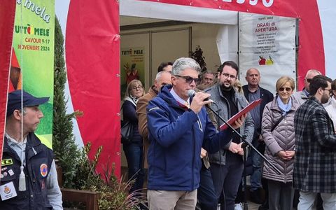 Marcello Bruno all’inaugurazione dell’ultima edizione di Tuttomele