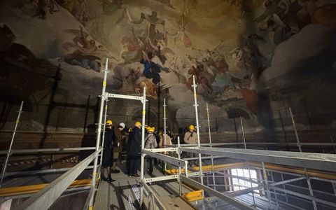 Basilica Mauriziana, la cupola torna a splendere