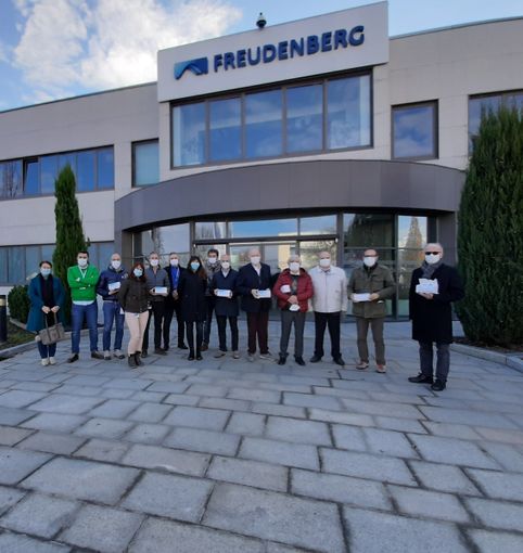 Mascherine della Freudenberg per le case di riposo del Pinerolese Mascherine della Freudenberg per le case di riposo del Pinerolese