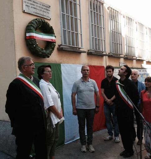 immagine di repertorio della commemorazione della strage del 27 luglio 1944 a Moncalieri