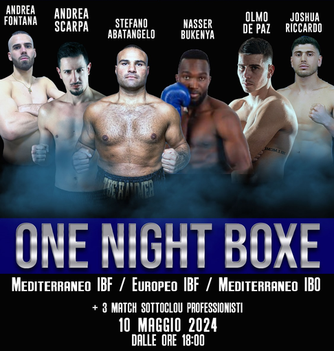 Collegno: arriva la "One Night Boxe" Collegno: arriva la "One Night Boxe"