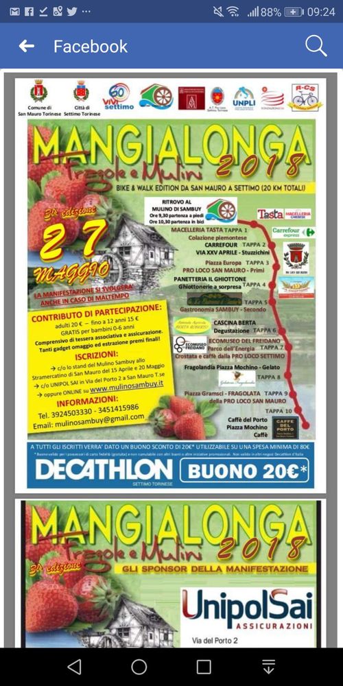 Domenica 27 maggio appuntamento con la terza edizione della Mangialonga Fragole e Mulini da San Mauro a Settimo