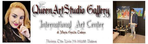 Un compleanno magico per l’artista internazionale Fabiana Macaluso con la visita di Cherif Karamoko alla Queen Art Studio Gallery