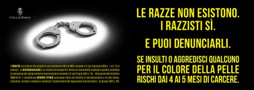Il razzismo non è un'opinione: progetto del Comune di Torino e campagna contro i crimini d'odio
