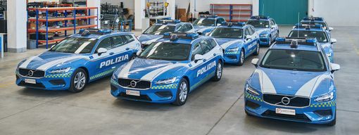 Consegnate ad Autovie Venete S.p.A. venticinque Volvo V60 in allestimento Polizia