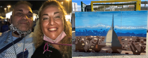 Al Parco Ruffini l'opera dedicata a Torino di Fabiana Macaluso e writer Chiuto [VIDEO]