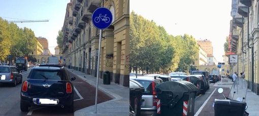 Parcheggio selvaggio sulla nuova ciclopista di via Nizza dopo una settimana: i commercianti scrivono una lettera al Comune Parcheggio selvaggio sulla nuova ciclopista di via Nizza dopo una settimana: i commercianti scrivono una lettera al Comune