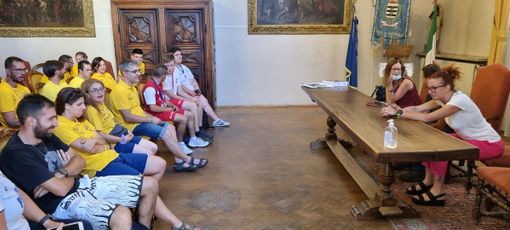 La premiazione di oggi in Comune a Pinerolo