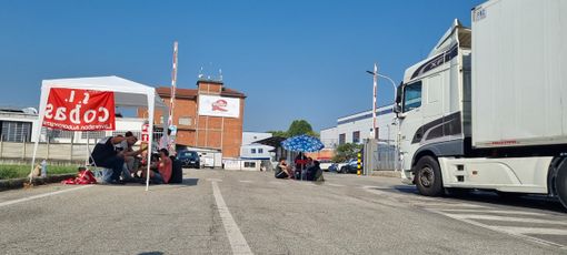 Il picchetto di stamattina