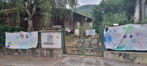 Il nido di via Guillestre con il cantiere bloccato Il nido di via Guillestre con il cantiere bloccato