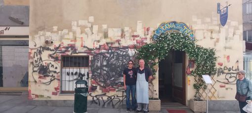 Coperto il murales dell'artista Andrea Pittiti Coperto il murales dell'artista Andrea Pittiti