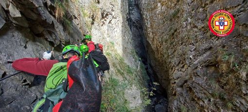 Soccorso alpino in azione