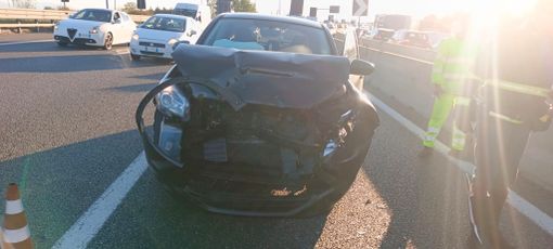 Tamponamento in tangenziale Tamponamento in tangenziale