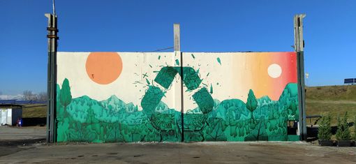 A Chivasso un nuovo murales a tema ambientale