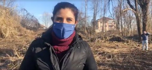 La sindaca Chiara Appendino in diretta da strada San Mauro