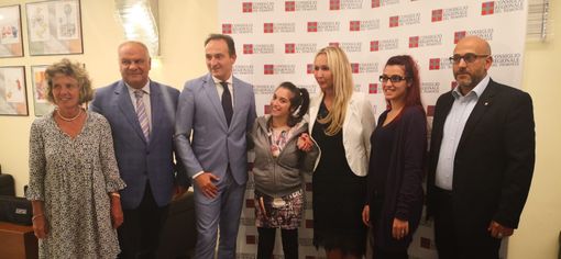 Druento: sulla sedia a rotelle fin dalla nascita, Virginia inaugura la sua scuola di ballo con Malagò