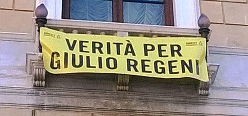 Torino, domani lo striscione “Verità per Giulio Regeni” esposto sulla facciata di Palazzo Lascaris