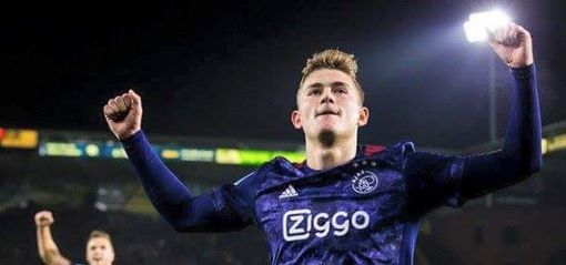Foto tratta dalla pagina Facebook di Matthjis De Ligt Foto tratta dalla pagina Facebook di Matthjis De Ligt