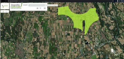Cartina dell'area che potrebbe ospitare il deposito di scorie nucleari Cartina dell'area che potrebbe ospitare il deposito di scorie nucleari