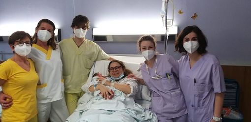 dalia, genitori e infermiere