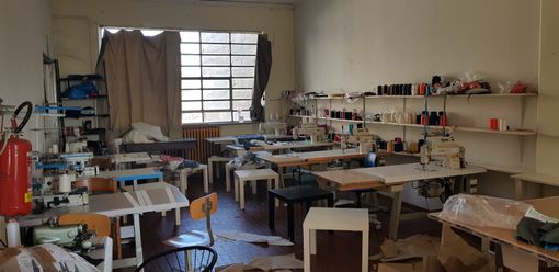 Sicurezza, controllo della municipale in un'azienda sartoriale