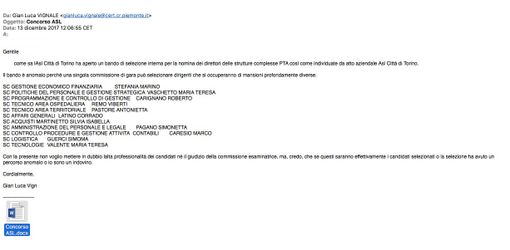 &quot;E' normale che i vincitori si potessero indovinare prima della loro nomina?&quot;