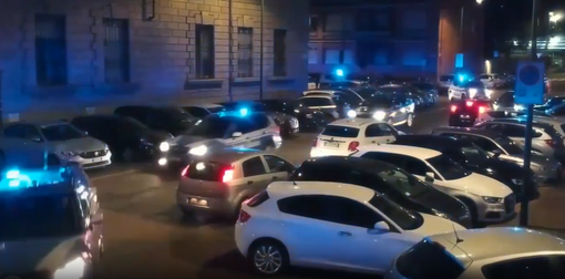 polizia in azione