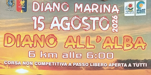 Diano Marina, a Ferragosto torna la suggestiva "6 alle 6": la novità è il percorso panoramico direttamente sul mare