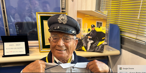 Giuseppe Giordano, ex portalettere centenario