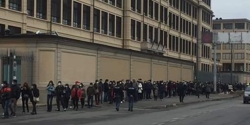 Foto scattata da Vitale Pinelli, esponente torinese di FdI