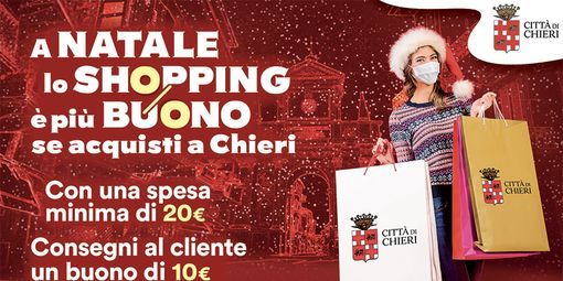 L'iniziativa dei buoni shopping promossa dal Comune di Chieri