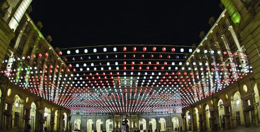 luci d'artista - foto di archivio luci d'artista - foto di archivio