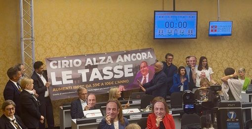 Consiglio regionale, opposizioni all'attacco: "Cirio il grande assente"