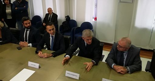 Comital, arrivato Di Maio: &quot;Salviamo i dipendenti, l'approvazione in queste ore in Parlamento&quot;. E su TAV: &quot;Non siamo contro a priori, aspettiamo costi/benefici&quot; (VIDEO)