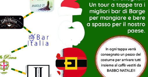 La più divertente camminata dei Babbo Natale è a Barge domenica 9 dicembre