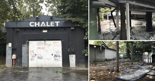 C’era una volta lo Chalet: immondizia e degrado nella discoteca del Valentino [FOTO]
